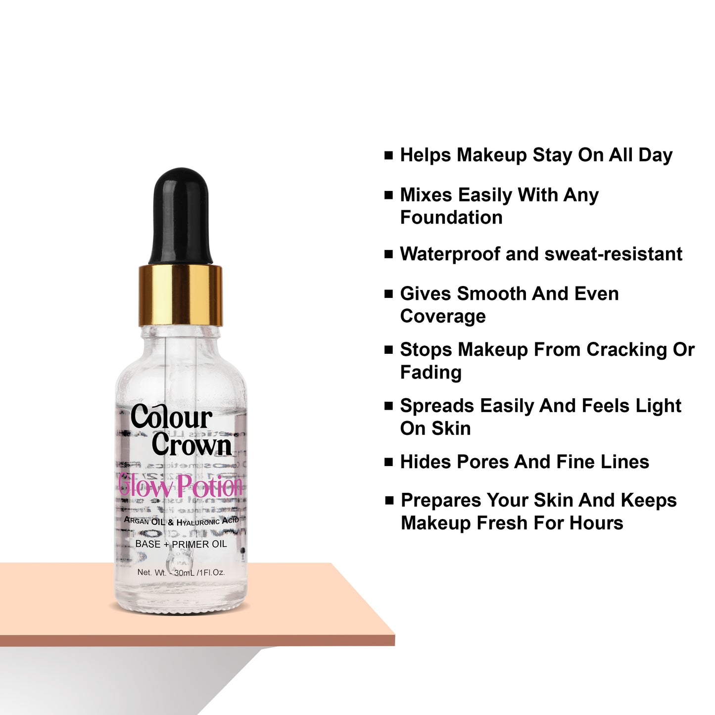 Colour Crown Glow Potion Primer Oil-30ml
