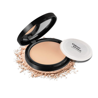 Colour Crown Matte Finish Compact Powder - CP-2 Peachy Nude