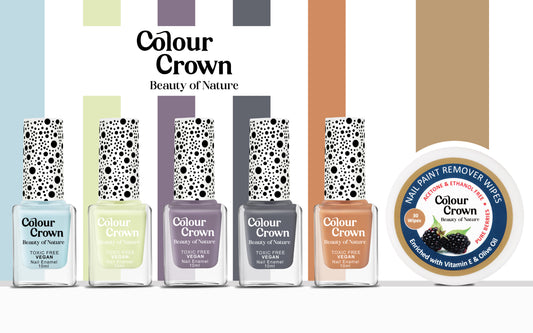 Colour Crown Perfect Vacay Mode Nail Polish Kit With Free Nail Polish Remover Wipes