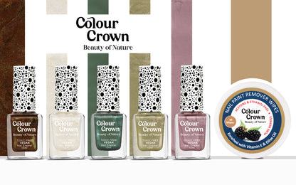 Colour Crown Perfect Cocktail Mode Nail Polish Kit With Free Nail Polish Remover Wipes