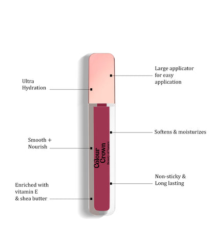 Colour Crown Lets Stay Forever Liquid Lipstick LP08 Rosemary